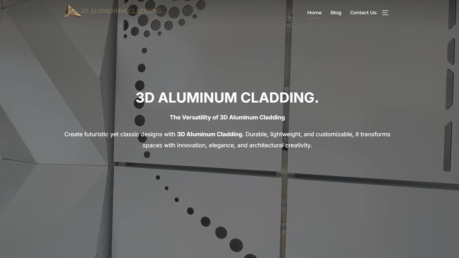 3D Aluminum Cladding
